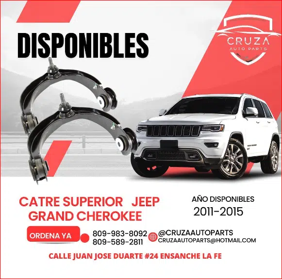 Catre Superior Jeep Grand Cherokee 2011 2015 Cruza Auto Parts