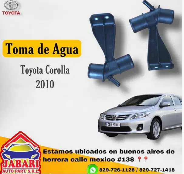 Toma de agua, Corolla 2009-2015 | Jabari Auto Parts