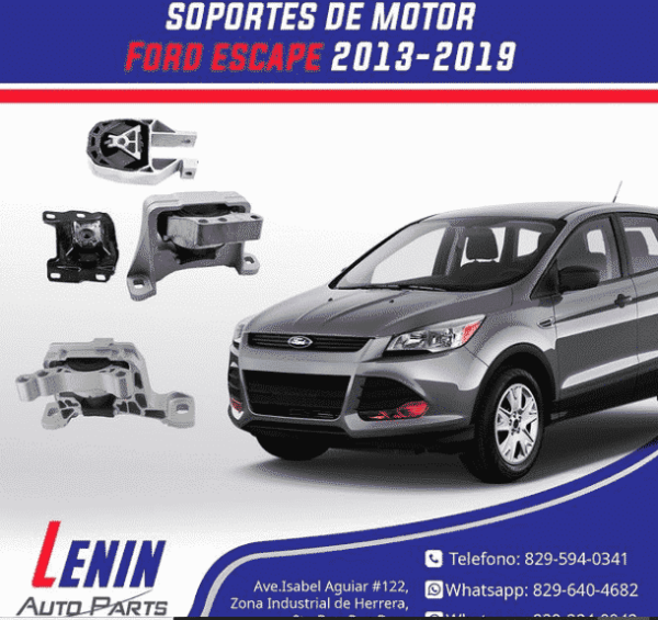 Soporte Motor, Ford Escape 2013-2019