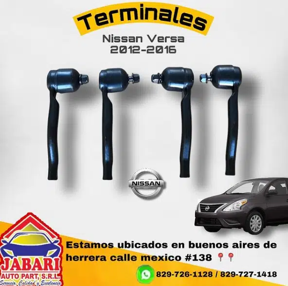 Terminales Nissan Versa 2012-2016 16 Terminales Nissan Versa 2012-2016 | Hamilton Auto Parts