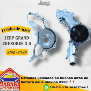 Bomba de Agua, Jeep Grand Cherokee, 2016-2020