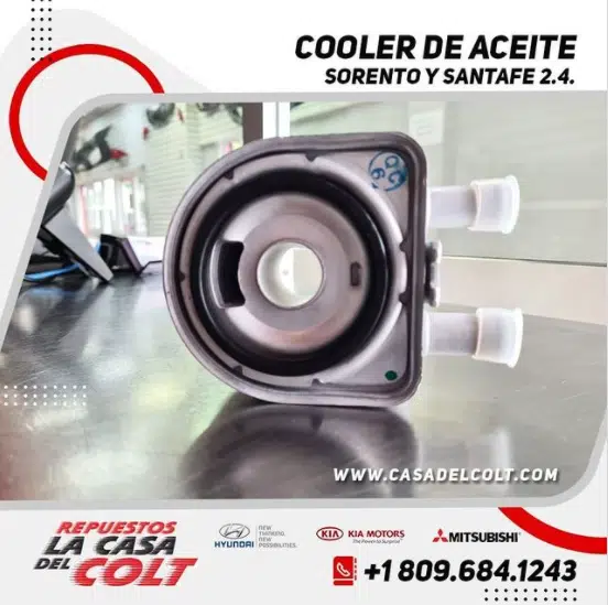 Enfriador de Aceite Kia Sorento, Hyundai Santa Fe. 2010-2018 | La Casa del Colt