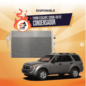 Condensador, Ford Escape 2008-2012