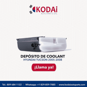 Depósito de Coolant, Hyundai Tucson 2005-2008 | Kodai