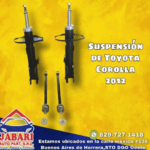 Amortiguadores, Toyota Corolla 2012 | Jabari Auto Parts