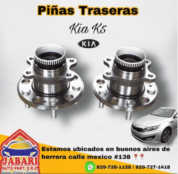 Piñas Traseras, Kia K5 2015 | Jabari Auto Parts