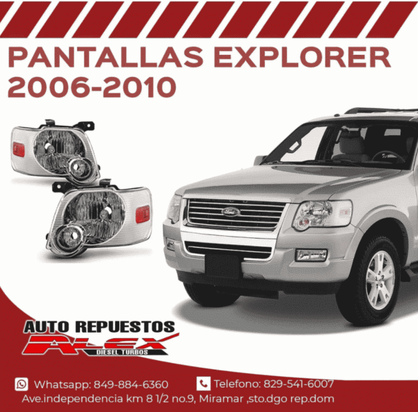 Micas Delanteras, Ford Explorer 2006-2010