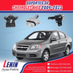 Soportes de Motor y Transmisión, Chevrolet Aveo 2004-2011 1 Soportes de Motor y Transmisión, Chevrolet Aveo 2004-2011