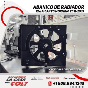 Abanico Radiador, Kia Picanto -Morning- 2011-2015