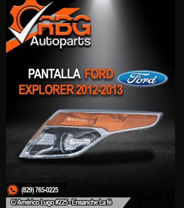 Mica Pantalla, Ford Explorer 2011-2013 | RBG Autoparts