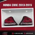 Micas Traseras, Honda Civic 2013-2015 1 Micas Traseras, Honda Civic 2013-2015