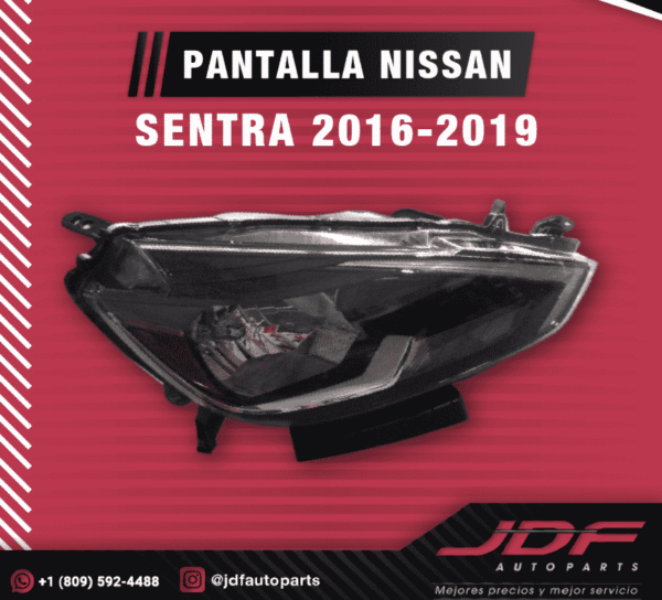 Mica Delantera, Nissan Sentra 2016-2019 | JDF Auto Parts