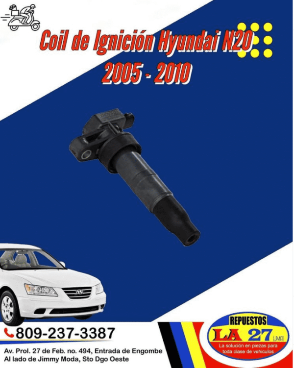 Coil de Ignición, Hyundai N20 2005-2010 | JMA Repuestos La 27