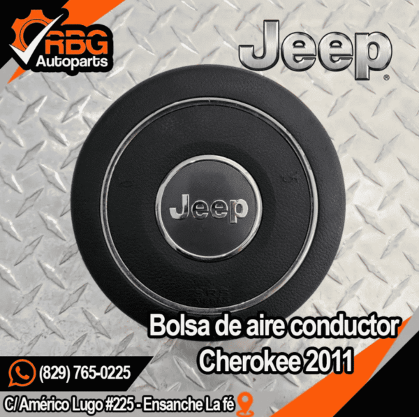 Bolsa de Aire Conductor, Jeep Cherokee 2011 | RBG Autoparts