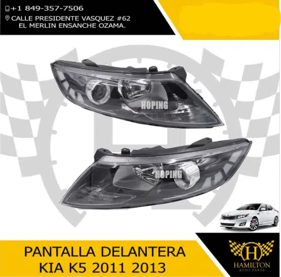 Pantalla Delantera, Kia K5 2011-2013 | Hamilton Auto Parts