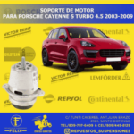 Soporte de Motor, Porsche Cayenne S turbo 4.5 2003-2009. 1 Soporte de Motor, Porsche Cayenne S turbo 4.5 2003-2009. | Repuestos Felix