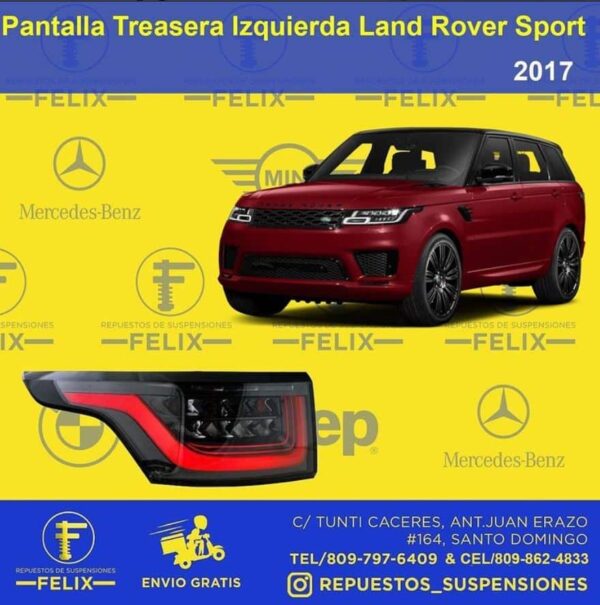 Luz Trasera LED, Land Rover Sport 2017 | Repuestos Felix