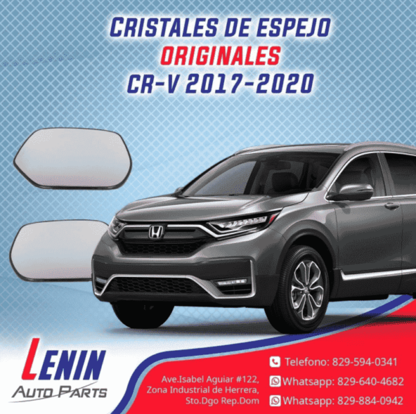 Cristal Retrovisor Honda CR-V 2016-2020