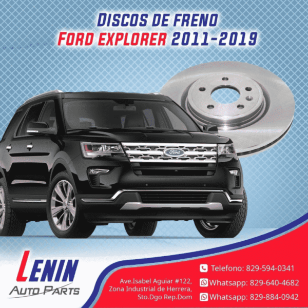 Disco de Frenos Ford Explorer 2011-2019 | Lenin Auto Parts