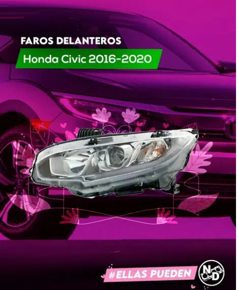 Pantallas delanteras Honda Civic 2016-2020 | Lenin Auto Parts
