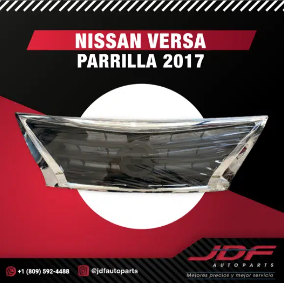 Parrilla Delantera Nissan versa 2017 | JDF Auto Parts