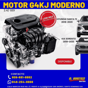 Motor GDI 2.4 G4KJ-Moderno, Santa Fe, Sorento 2018-2020