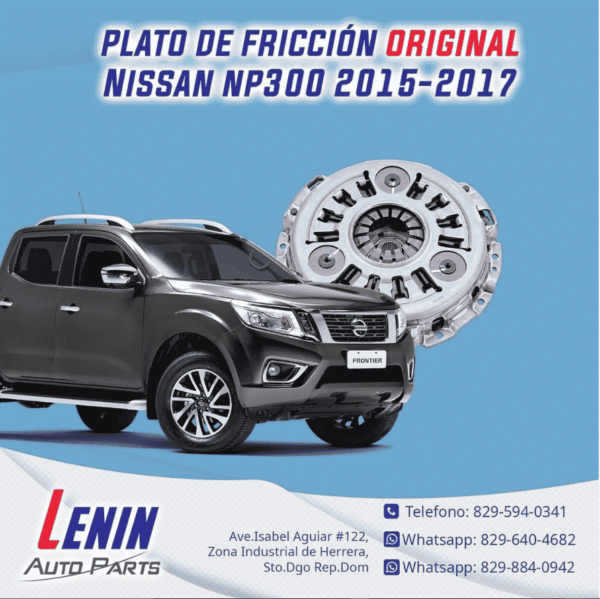 Disco de Cloche o Friccion Nissan Frontier 2015-2017