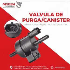Valvula de Purga Chevrolet Cruze, Sonic, (2011-2018)
