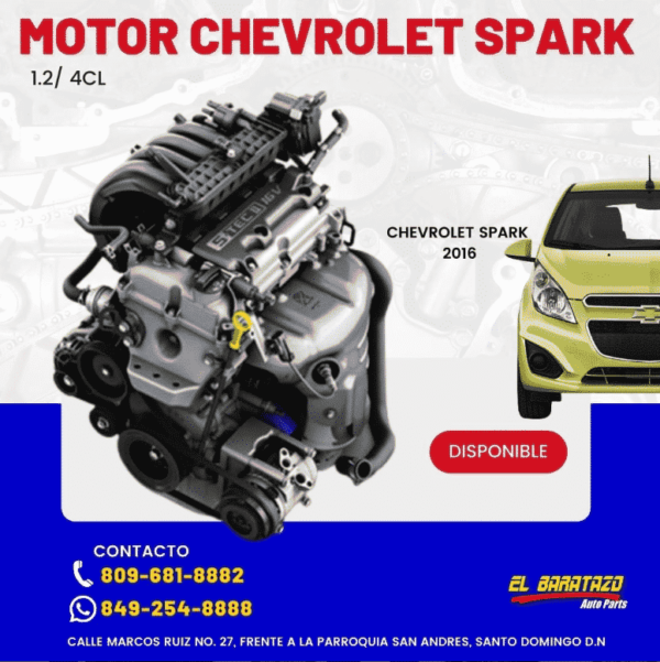 Motor Chevrolet Spark - Baratazo - ARO.do