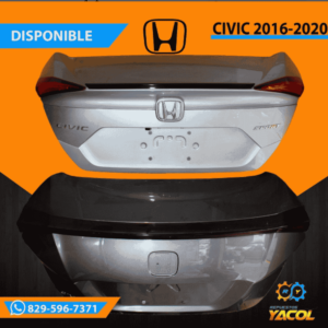 Compuerta de Baul Honda Civic 2016-2020