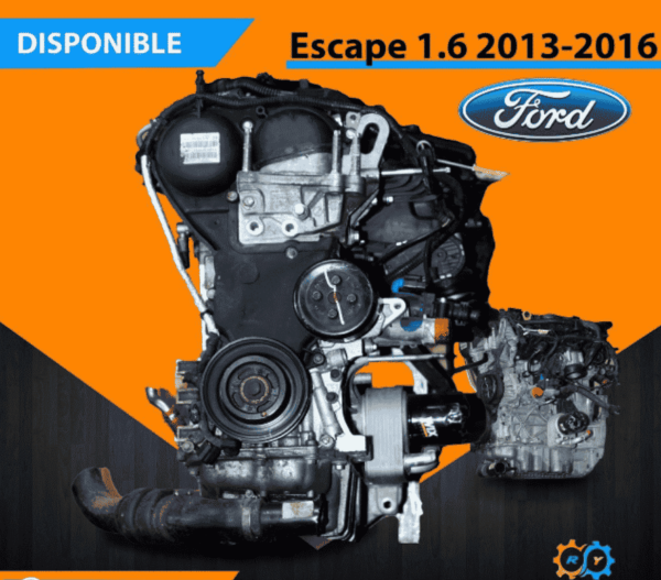 Motor Ford Escape 2013-2016 1.6L - Repuestos Yacol
