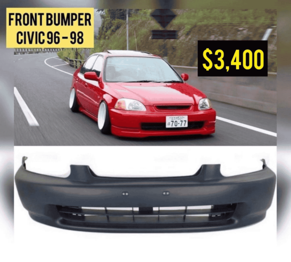 Bumper frontal honda Civic 96-98 - Auto Custom RS