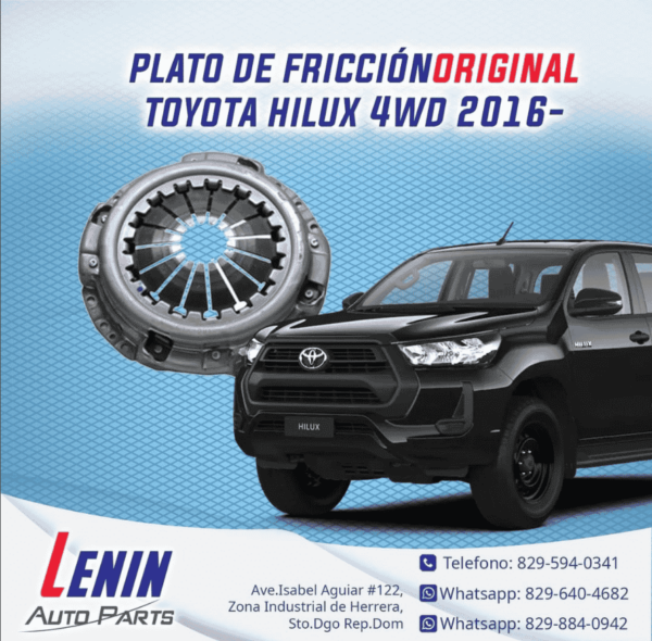 Plato de Friccion Hilux 4WD 2016-2022 | Lenin Auto Parts