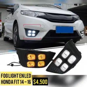 Halogenos LED Honda Fit 2014-2016 - Auto Custom RS