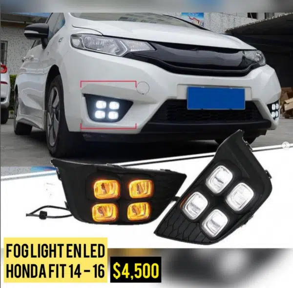 Halogenos LED Honda Fit 2014-2016 | Auto Custom