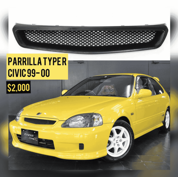 Parrilla Type-R Civic 99-00 | Auto Custom