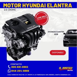 Motor Hyundai Elantra 2.0 DOHC 2018 | ARO.do