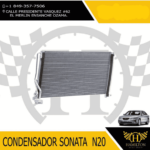 Condensador de Hyundai Sonata N20 1 Condensador de Hyundai Sonata N20 | Hamilton Auto Parts