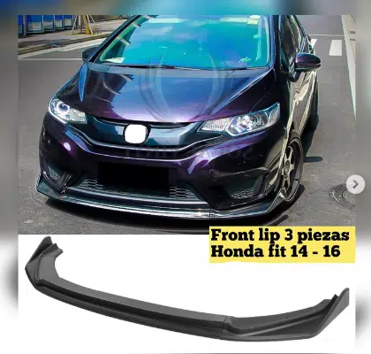 Front lip 3 Piezas Honda fit 2014-2016 | Auto Custom