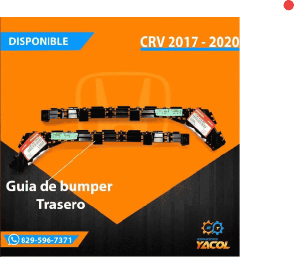 Guia de Bumper Trasero Honda CR-V 2017-2020 | Repuestos Yacol