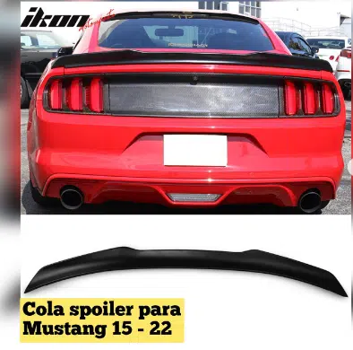 Cola de Spoiler para Ford Mustang 2015-2022 | Auto Custom