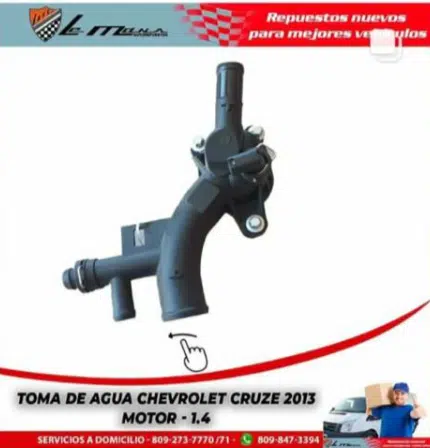 Toma de Agua Chevrolet Cruze 2013 | Lemans Auto Repuestos