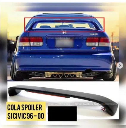 Cola de Spoilers Honda Civic 1996-2000 | Auto Custom