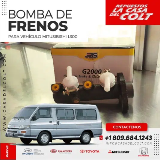 Bomba de Frenos Mitsubishi l300 1997 | La Casa del Colt
