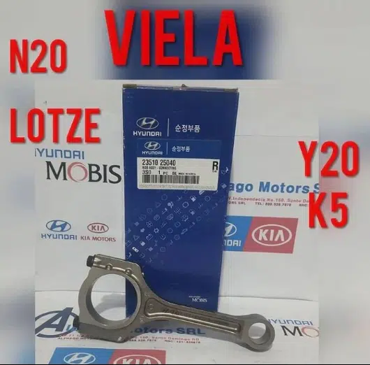 Biela de Motor Hyundai Sonata N20- Y20 Kia K5- Lotze | Alphago Motors