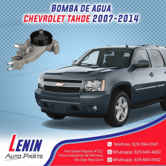 Bomba de Agua Chevrolet Tahoe 2007-2014 | Lenin Auto Parts