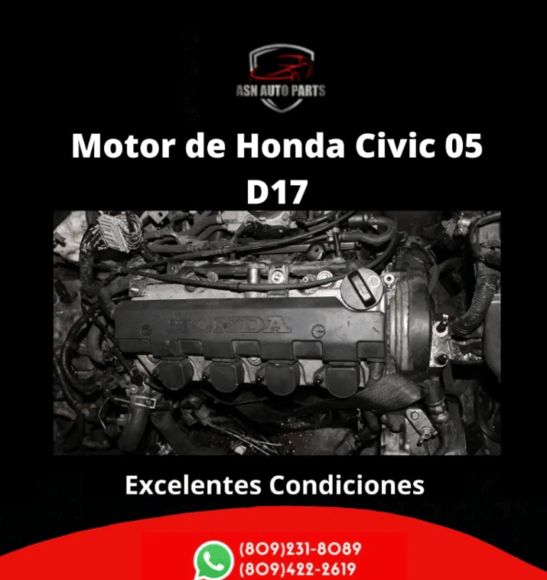 Motor Honda Civic 2005 D7 | ARO.DO