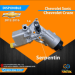 Serpentín de Chevolet Sonic-Cruze 2012-2016 | Repuestos Yacol