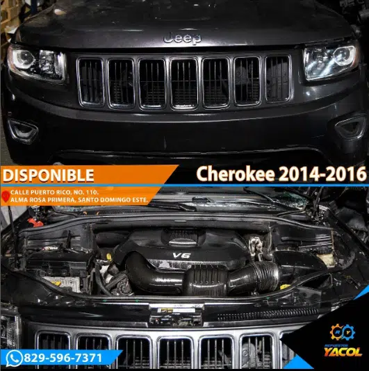 Frente Completo + Motor Jeep Cherokee 2014-2016 | Repuestos Yacol