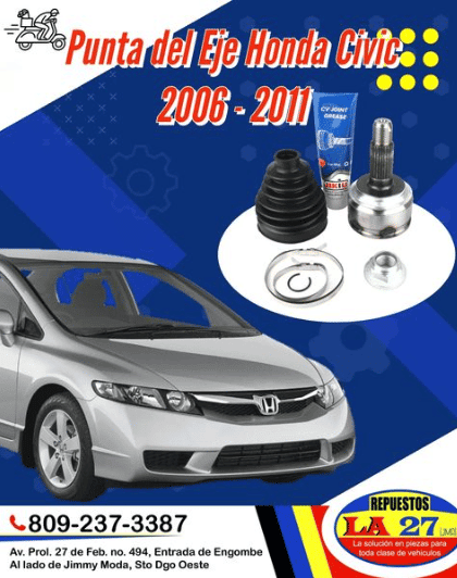 Punta del Eje del Honda Civic 2006 - 2011 | JMA Repuestos La 27
